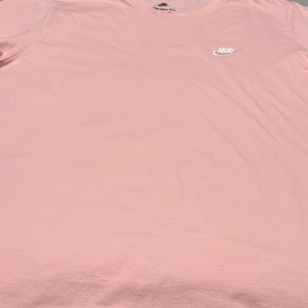Nike Blush Tee with White Logo